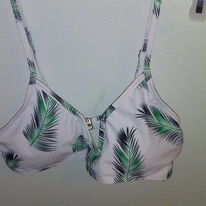 Palm Leaf Swim Top